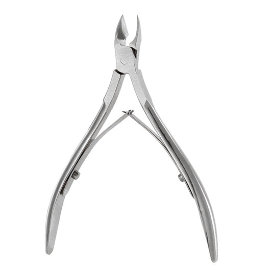 Alicate de Cutícula Profissional Angulado Aço Inox