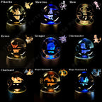 Pokemon Crystal Ball 3D Lamp Night Light