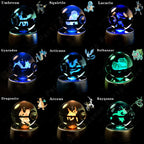 Pokemon Crystal Ball 3D Lamp Night Light