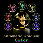 Pokemon Crystal Ball 3D Lamp Night Light