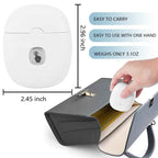 NNEDSZ Purple Automatic Electric Nail Trimmer with LED Light, Rechargeable Nail Clipper and File for Adults & Kids, Portable Nail Care Device