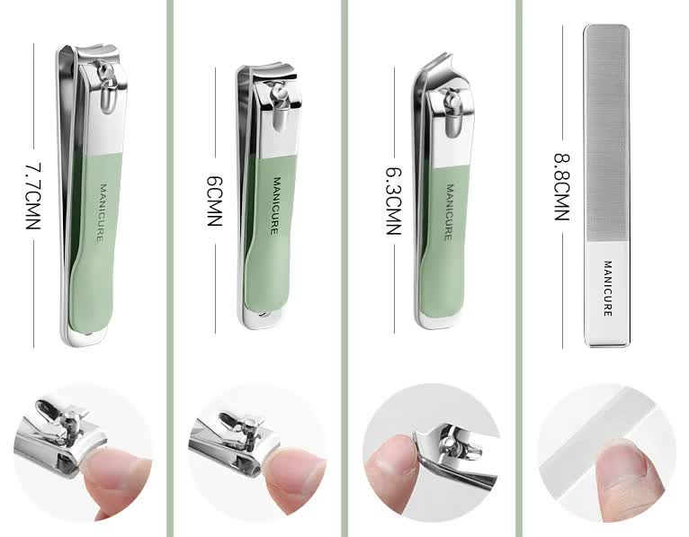 NNEDSZ Purple 18-Piece Manicure and Pedicure Set - Stainless Steel Nail Clipper Kit | Professional Nail Care Grooming Tools | Compact Portable Case