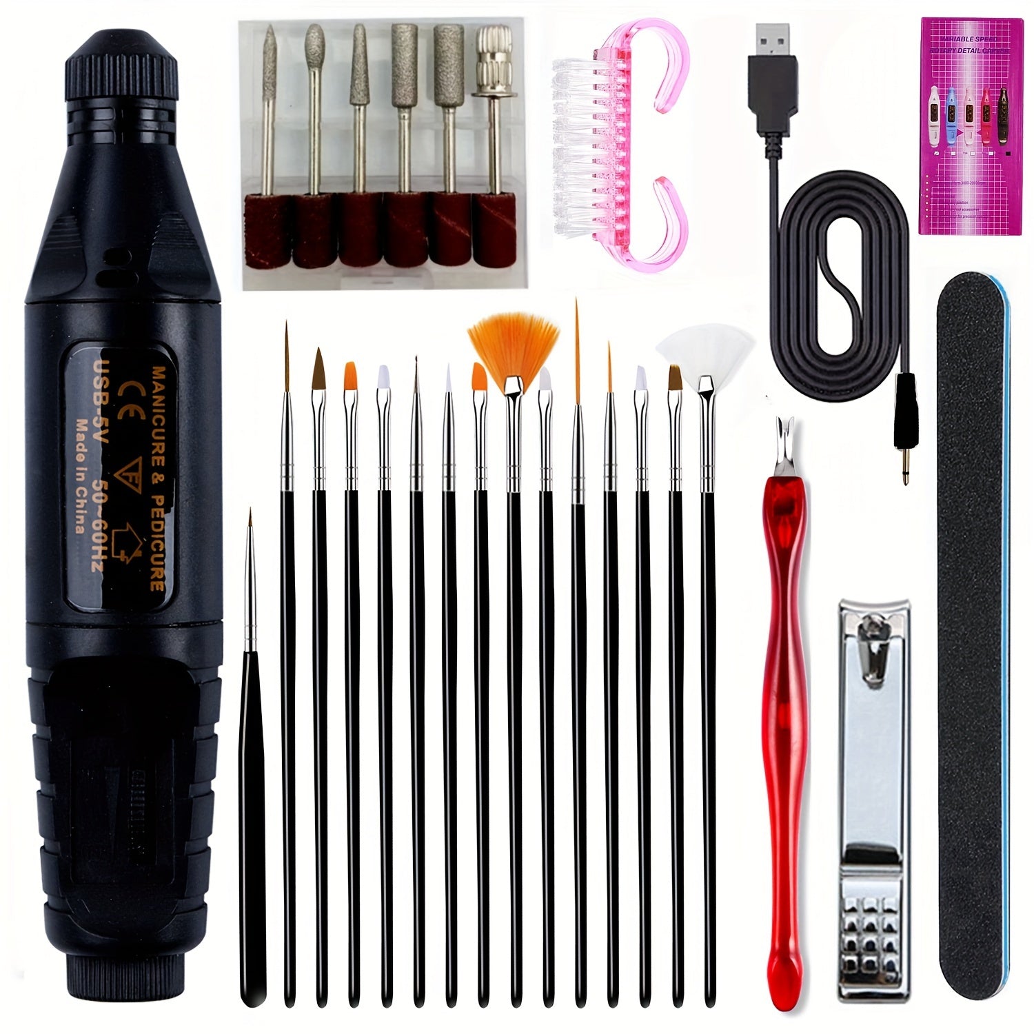 NNETM Electric Nail Drill Kit for Acrylic & Gel Removal